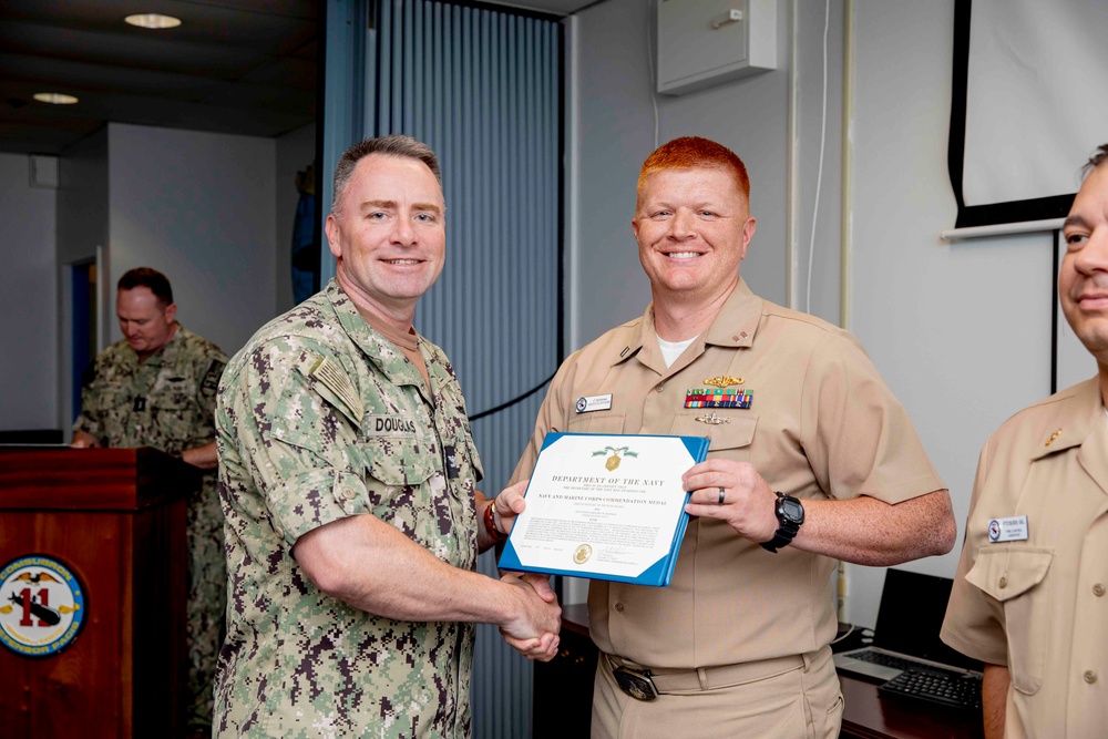 Awards-At-Quarters at Commander Submarine Squadron 11
