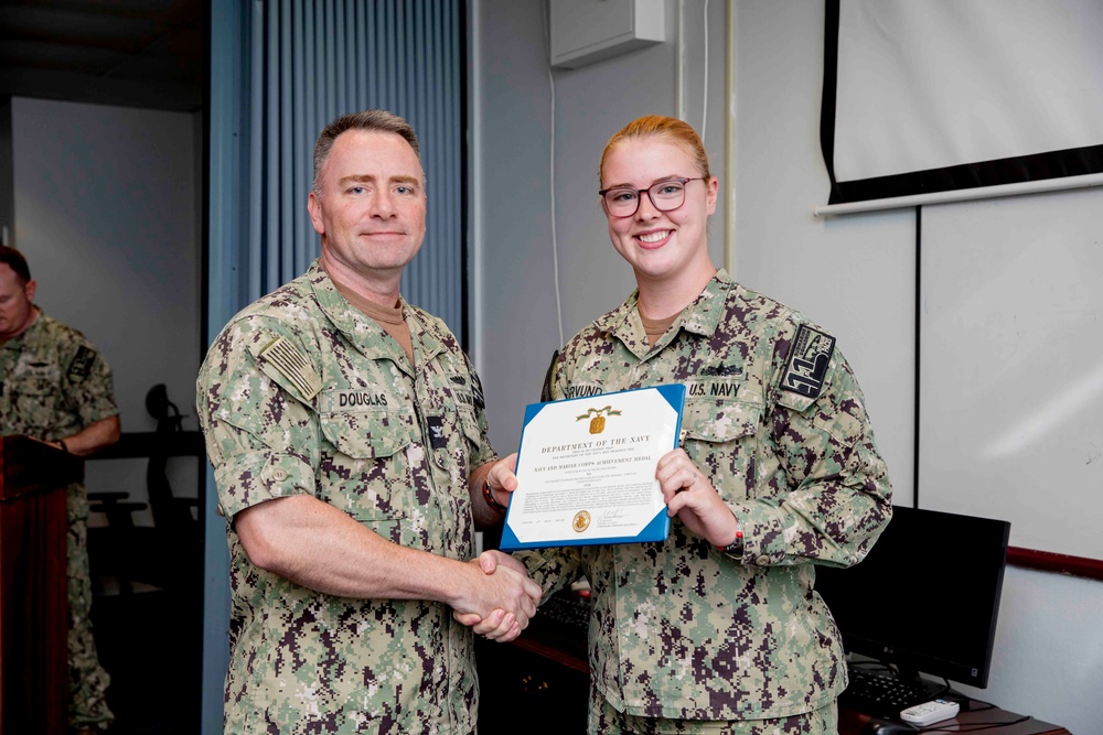 Awards-At-Quarters at Commander Submarine Squadron 11