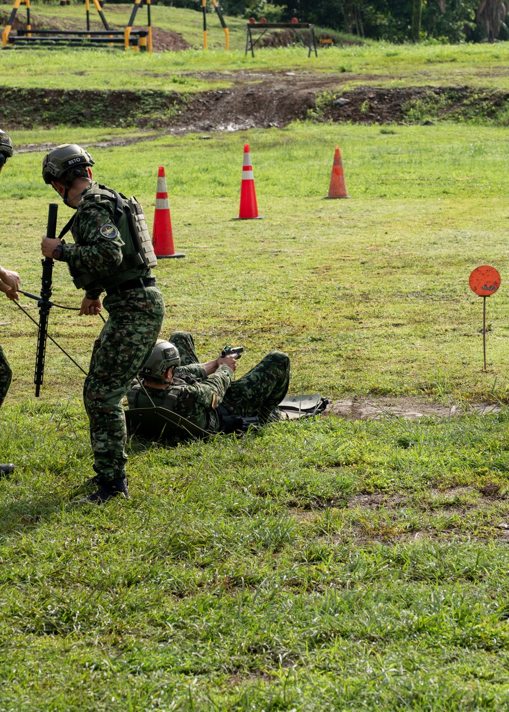 Competitors compete in Fuerzas Comando 2024 Skills and Shooting Competition