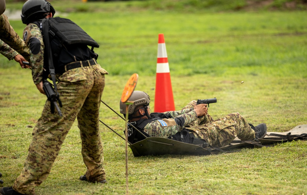 Competitors compete in Fuerzas Comando 2024 Skills and Shooting Competition