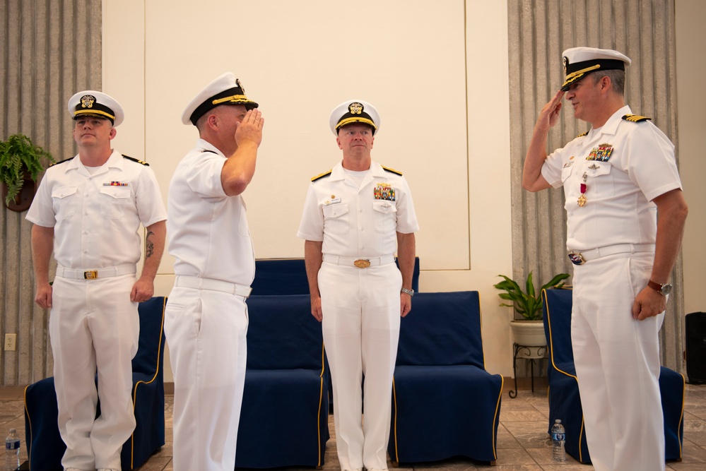 Capt. Eric Cole Takes the Helm of Submarine Squadron Sixteen