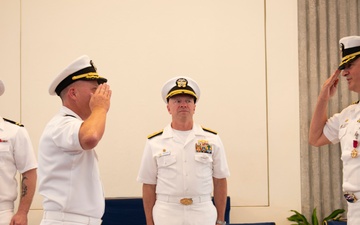 Capt. Eric Cole Takes the Helm of Submarine Squadron Sixteen