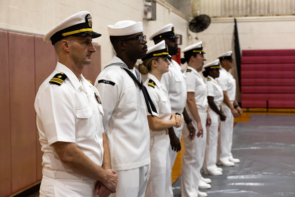 Dress Whites Done Right!: 3d Medical Battalion conducts quarterly dress whites inspection
