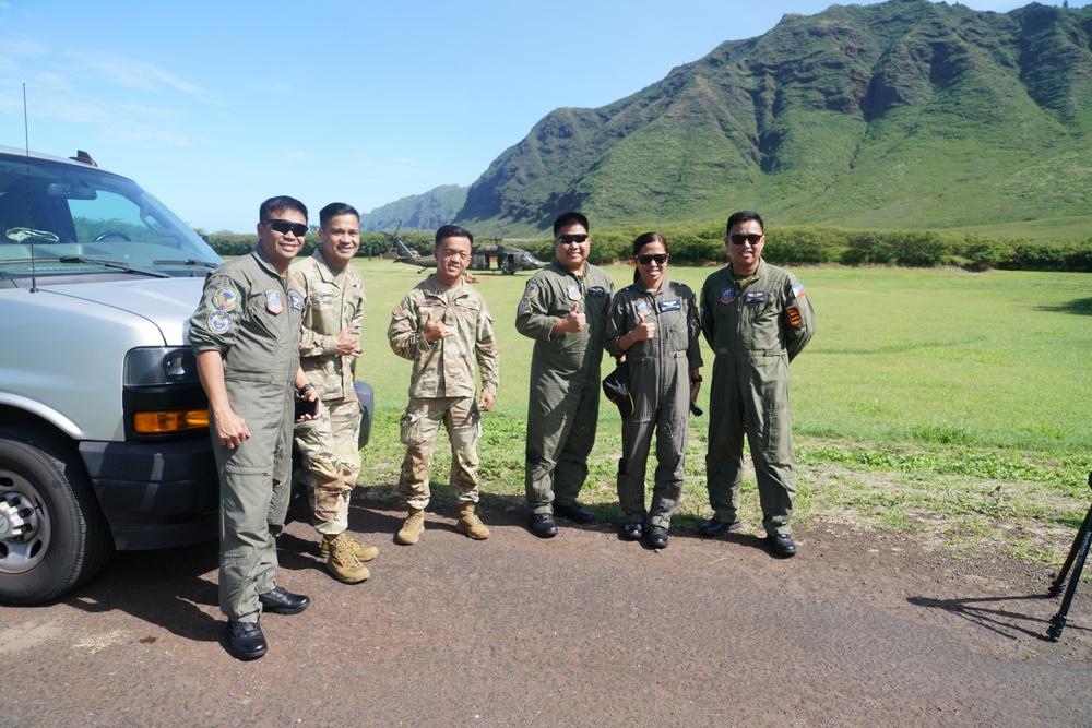 Hawaii Army National Guard Hosts Philippine Air Force for Rotary Wing Aviation Exchange Under State Partnership Program