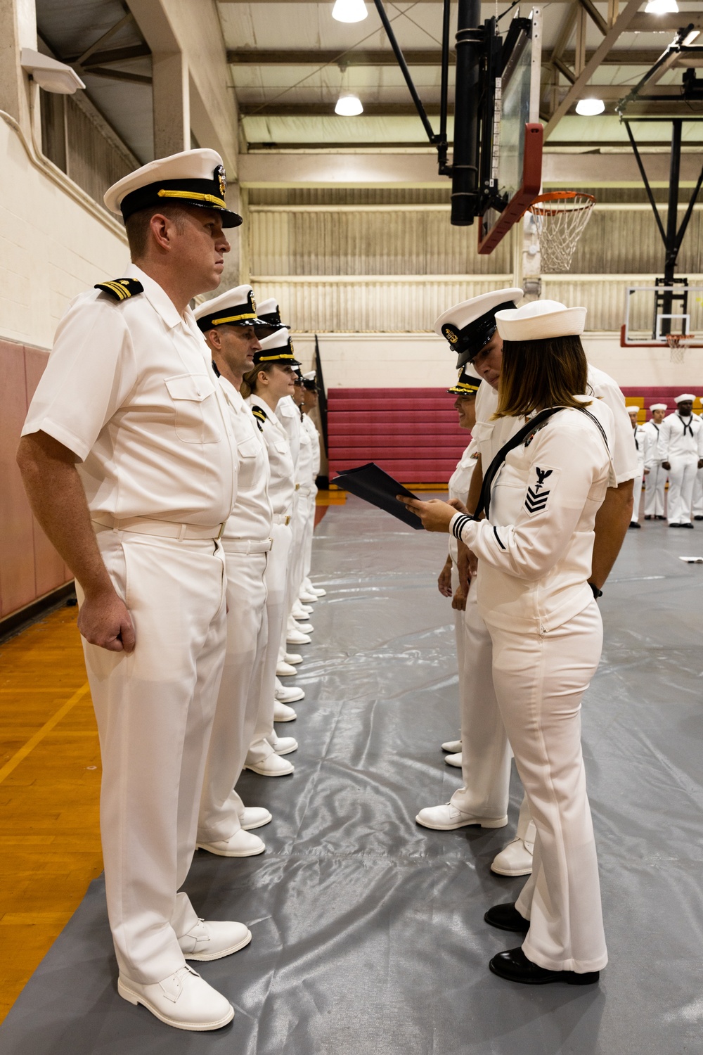 Dress Whites Done Right!: 3d Medical Battalion conducts quarterly dress whites inspection