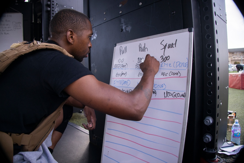 Sweat, Sacrifice, and Remembrance: Headquarters Battalion Marines honor fallen service members with Memorial Day Murph