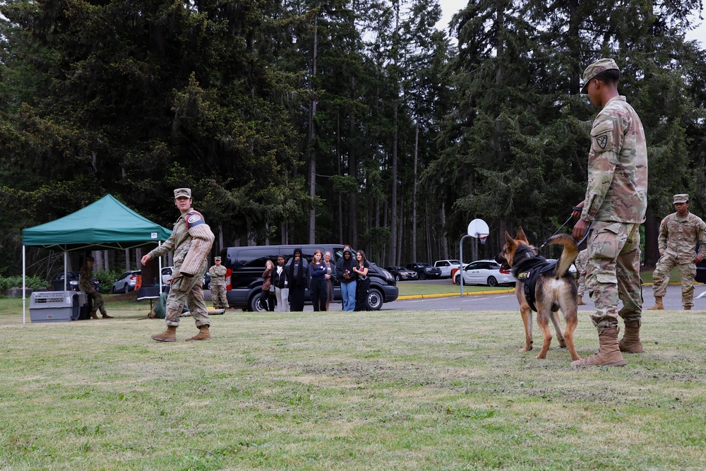 STEAM Students Visit JBLM