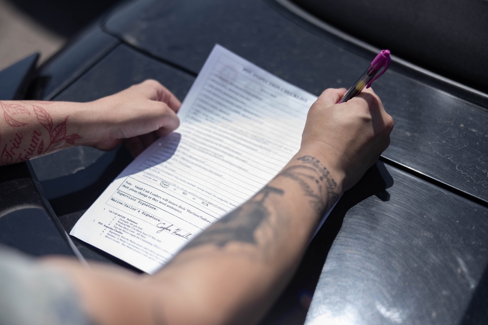 I MEF Marines preserve force in readiness through vehicle inspections