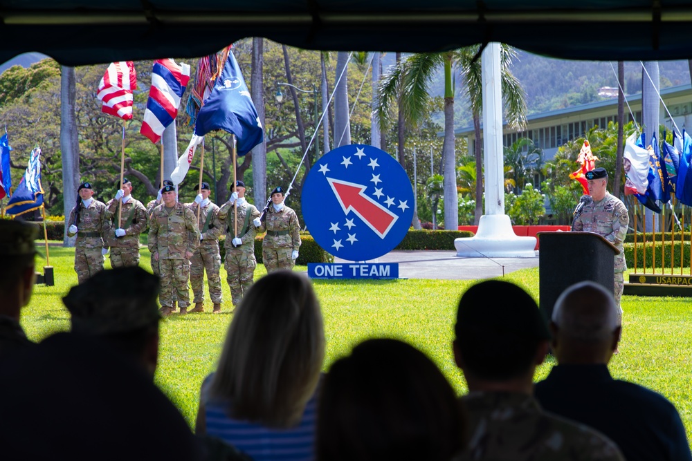 Gen. Charles A. Flynn Delivers Remarks at USARPAC Change of Responsibility Ceremony at Fort Shafter