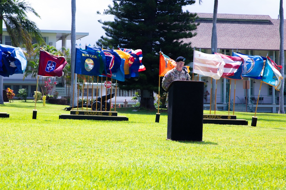 Command Sgt. Maj. Scott A. Brzak Bids Farewell at Fort Shafter Change of Responsibility Ceremony