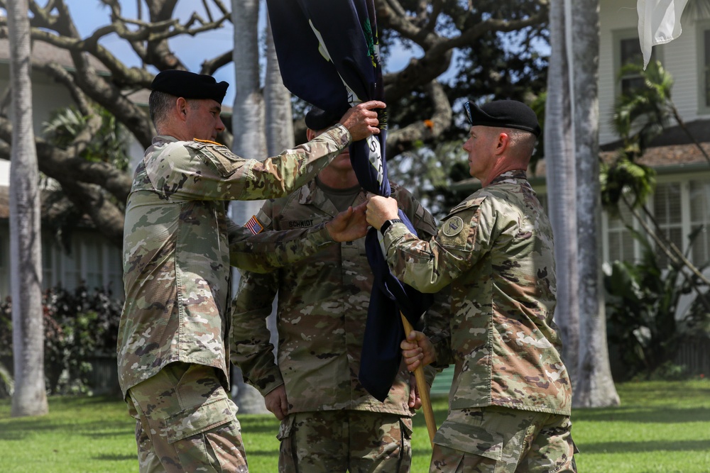 Command Sgt. Maj. Scott A. Brzak Bids Farewell at Fort Shafter Change of Responsibility Ceremony