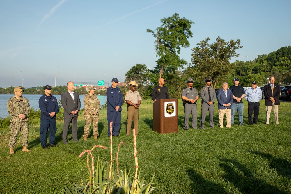 Unified Command and Maryland Governor Wes Moore host press conference following the M/V DALI refloat and transit