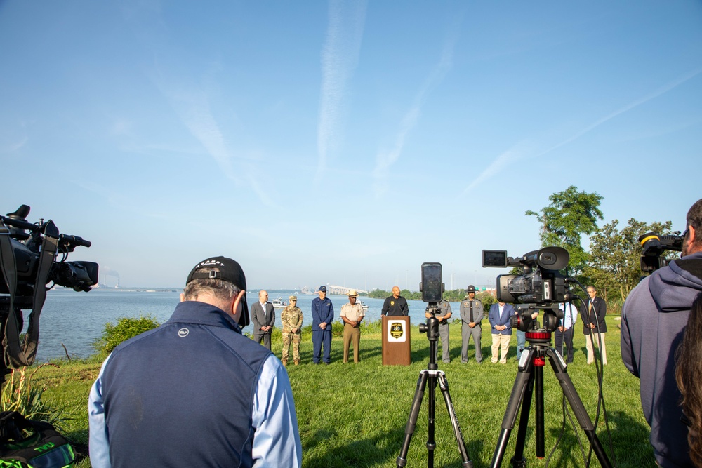 Unified Command and Maryland Governor Wes Moore host press conference following the M/V DALI refloat and transit