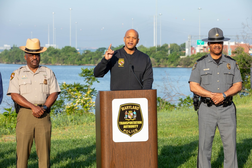 Unified Command and Maryland Governor Wes Moore host press conference following the M/V DALI refloat and transit