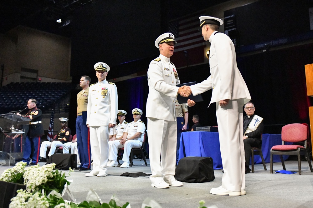 SWOBOSS attends NROTC Commissioning Ceremony