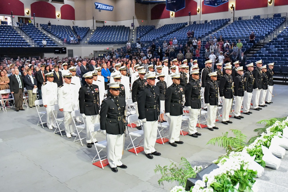 SWOBOSS attends NROTC Commissioning Ceremony