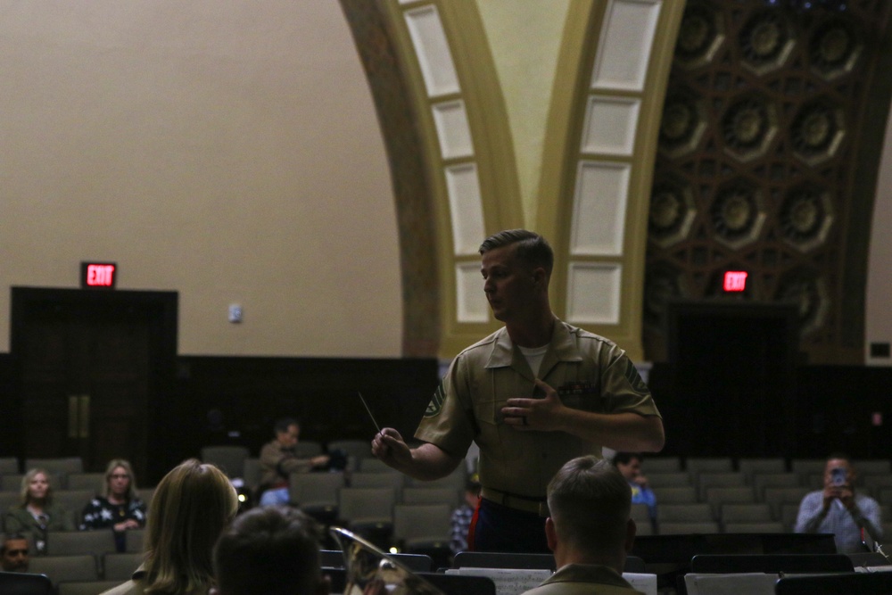 LA Fleet Week 2024: 1st MARDIV Band Performs at Bob Hope Patriotic Hall