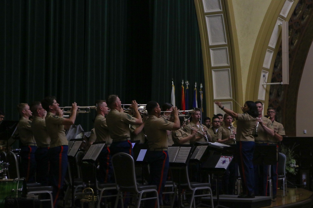 LA Fleet Week 2024: 1st MARDIV Band Performs at Bob Hope Patriotic Hall