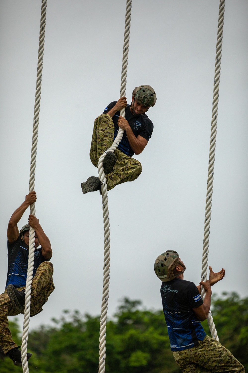 Competitors compete in Fuerzas Comando 2024 Obstacle Course