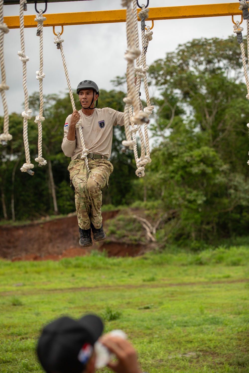 Competitors compete in Fuerzas Comando 2024 Obstacle Course