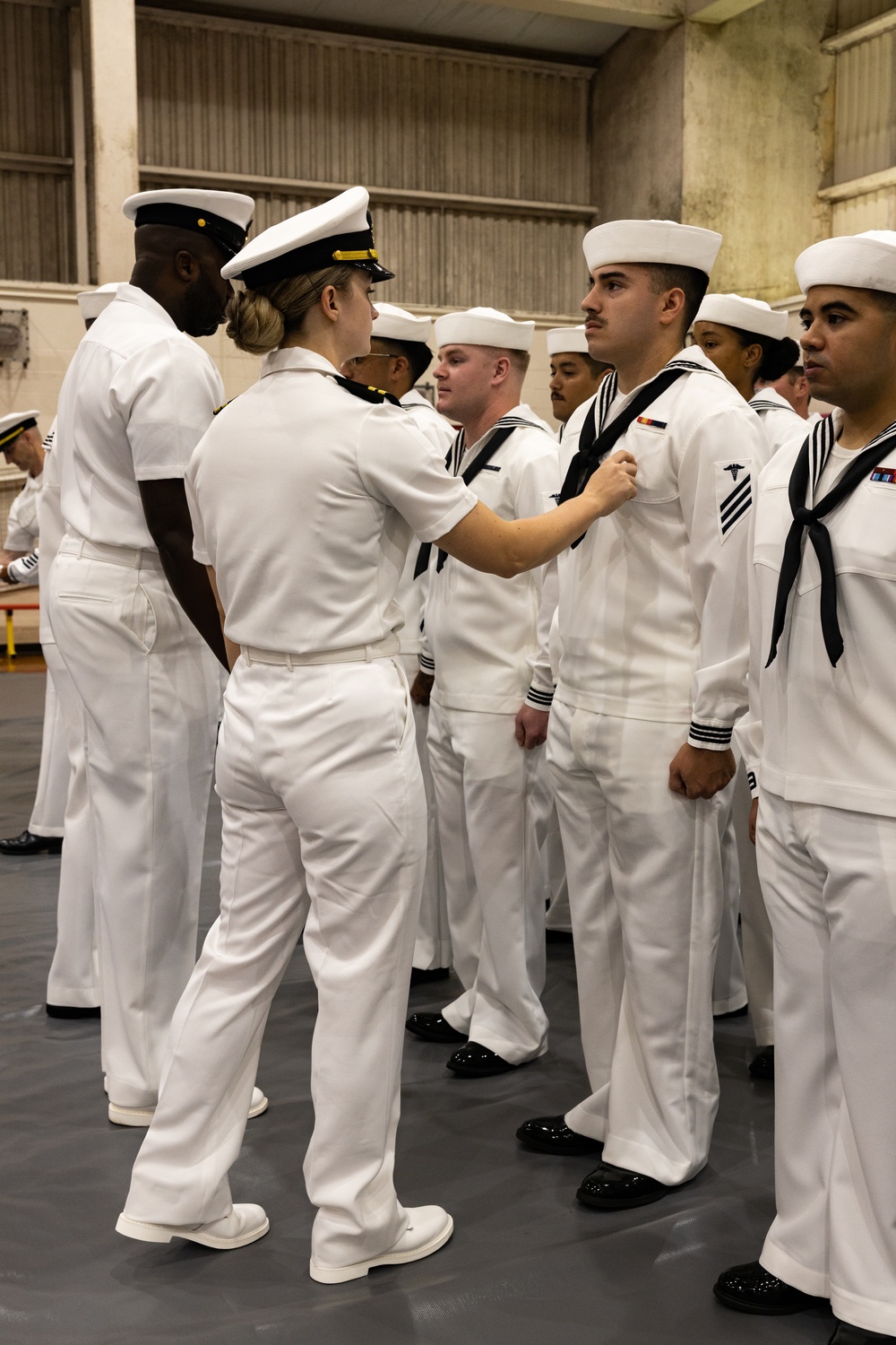 Dress Whites Done Right!: 3d Medical Battalion conducts quarterly dress whites inspection