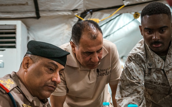 TF 51/5 Executes CPX with Partner Nations during Eager Lion 24