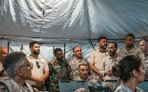 TF 51/5 Executes CPX with Partner Nations during Eager Lion 24