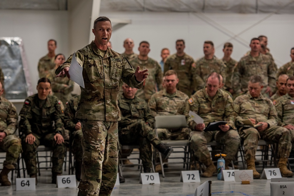 Idaho Army National Guard Soldiers train with Canadian and Polish soldiers