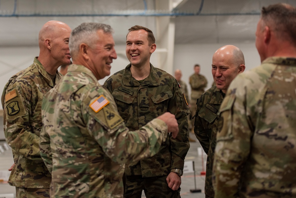 Idaho Army National Guard Soldiers train with Canadian and Polish soldiers