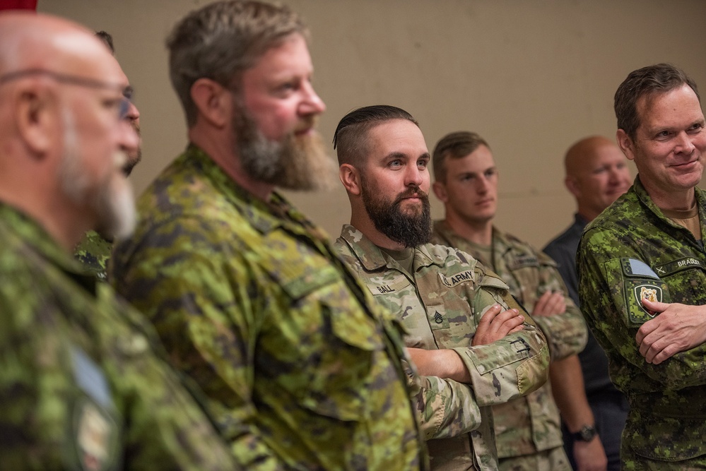 Idaho Army National Guard Soldiers train with Canadian and Polish soldiers