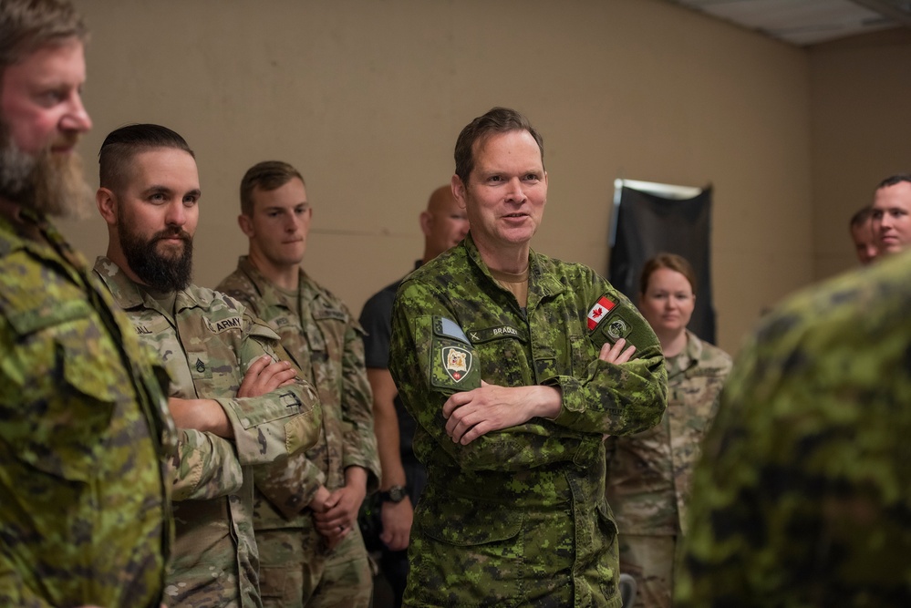 Idaho Army National Guard Soldiers train with Canadian and Polish soldiers