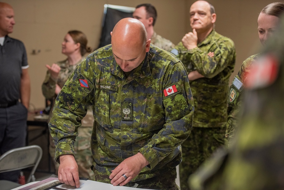 Idaho Army National Guard Soldiers train with Canadian and Polish soldiers