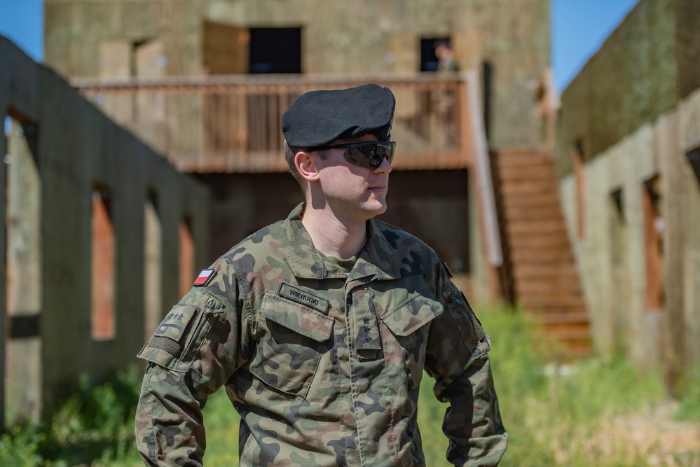 Idaho Army National Guard Soldiers train with Canadian and Polish soldiers