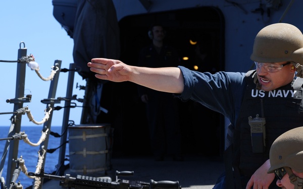 USS Roosevelt (DDG 80) Weapons Familiarization Shoot