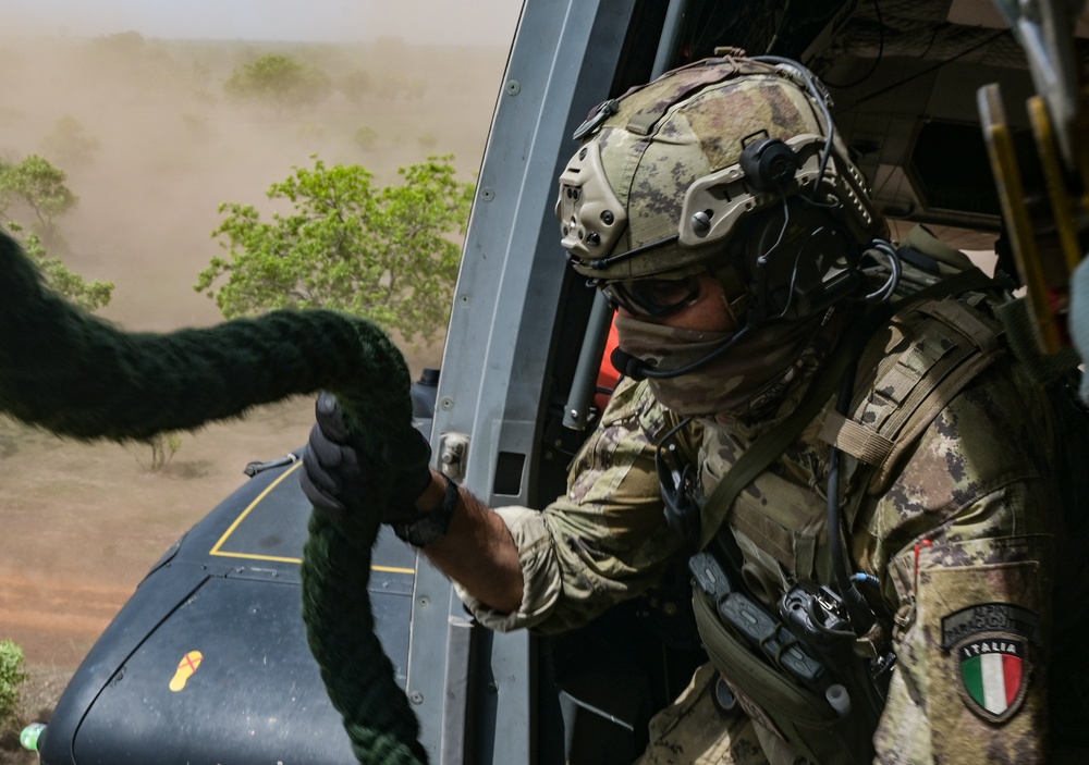 Italian, Tunisian and Libyan Special Forces Conduct a Complex Vehicle Interdiction Exercise at Flintlock 24