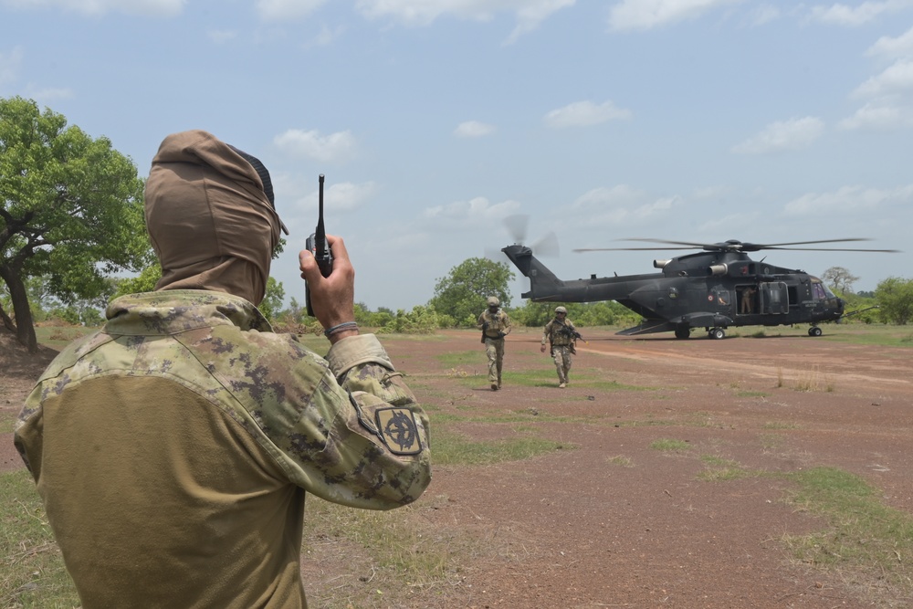 Italian, Tunisian and Libyan Special Forces Conduct a Complex Vehicle Interdiction Exercise at Flintlock 24