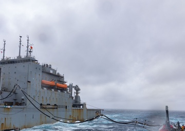 USS Higgins RAS with USNS Charles Drew