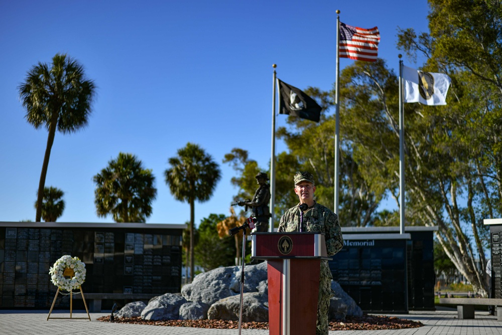 SOCOM honors fallen with Memorial Day observance ceremony at SOF Memorial