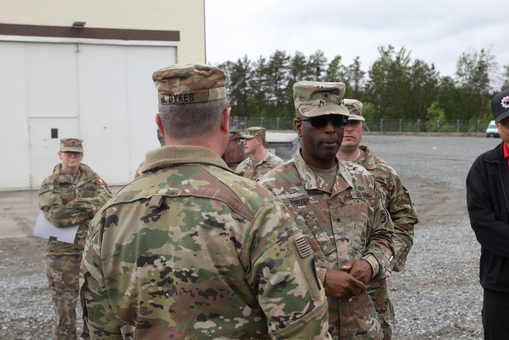 Brig. Gen. James Porter Visits JMTG-U at U.S. Army Garrison Bavaria