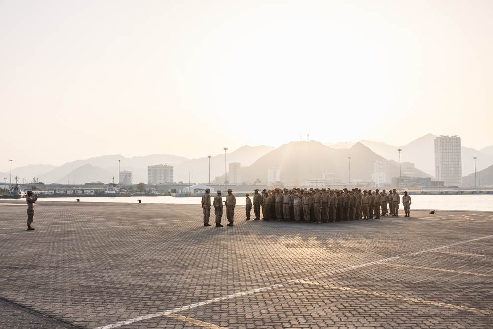2nd Distribution Support Battalion Conduct an Award Ceremony During Native Fury 24