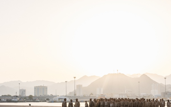 2nd Distribution Support Battalion Conduct an Award Ceremony During Native Fury 24