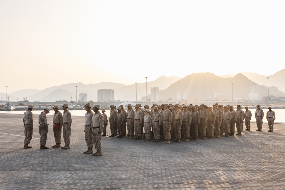 2nd Distribution Support Battalion Conduct an Award Ceremony During Native Fury 24