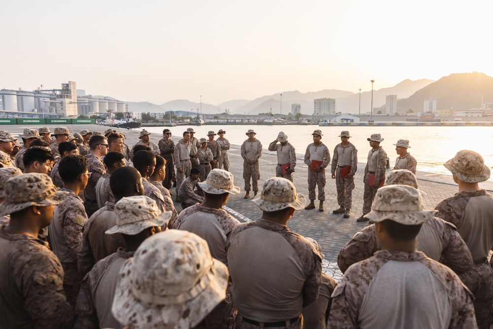 2nd Distribution Support Battalion Conduct an Award Ceremony During Native Fury 24