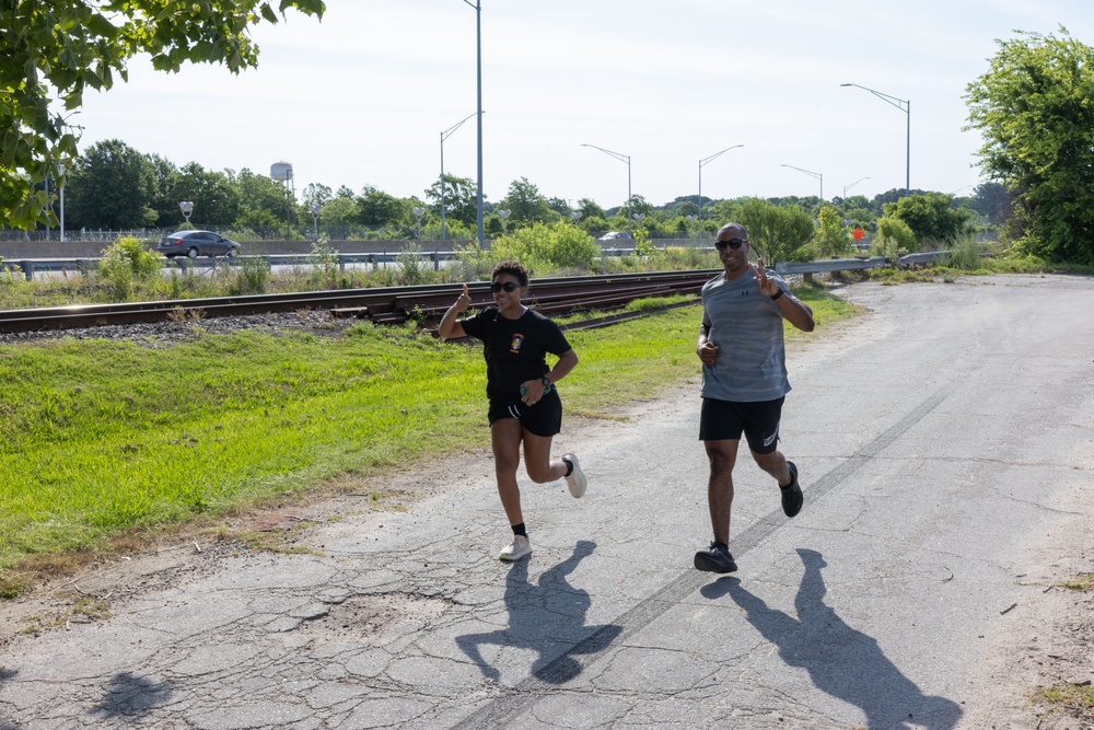 Marines at MARFORCOM participate in The Murph Challenge