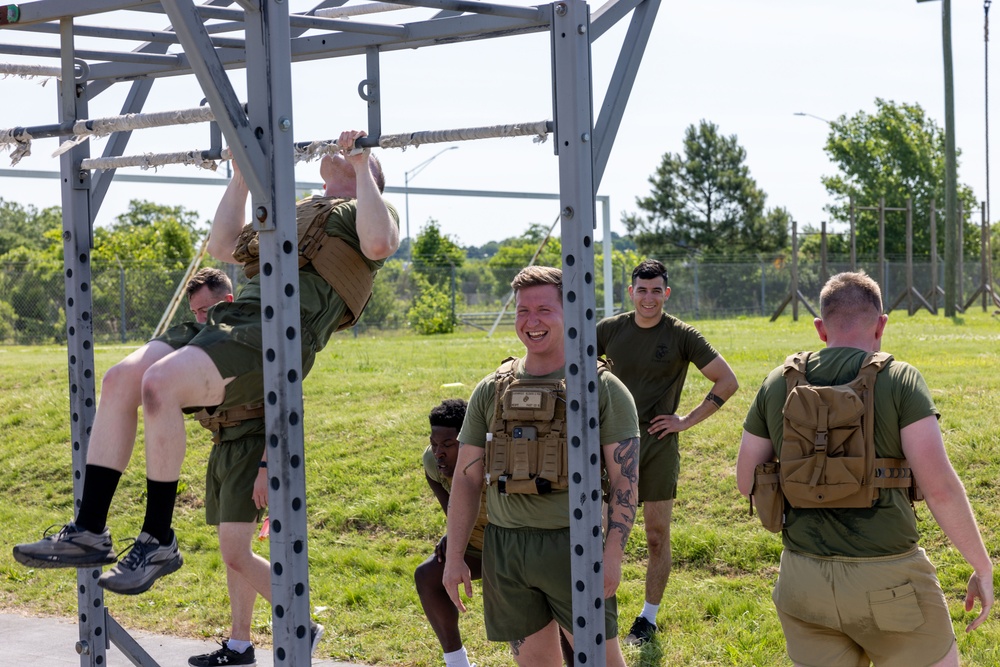 Marines at MARFORCOM participate in The Murph Challenge