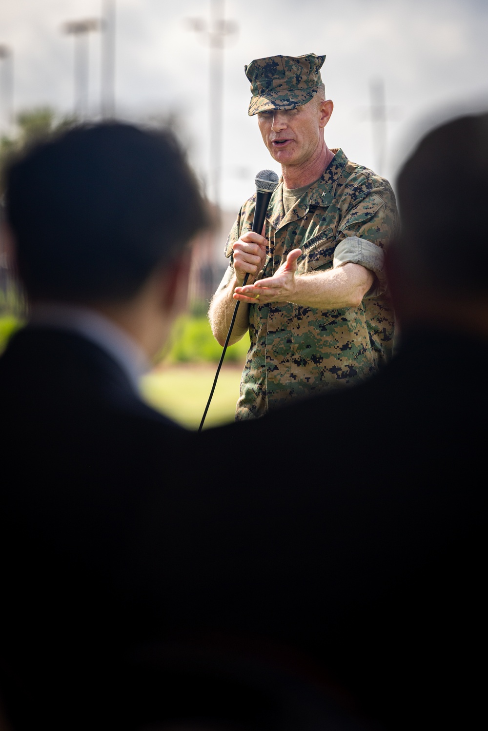 Passing the Guidon | Maj. Gen. Douglas K. Clark relinquished his role as commanding general of 4th MARDIV to Brig. Gen. John K. Jarrard