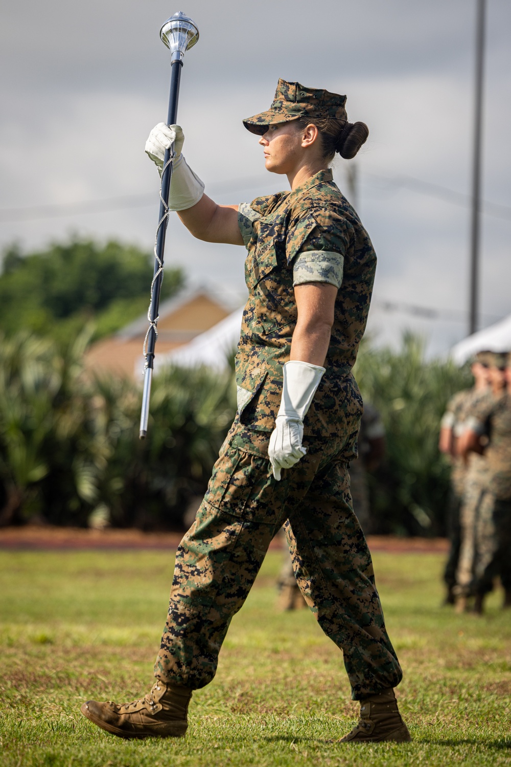 Passing the Guidon | Maj. Gen. Douglas K. Clark relinquished his role as commanding general of 4th MARDIV to Brig. Gen. John K. Jarrard