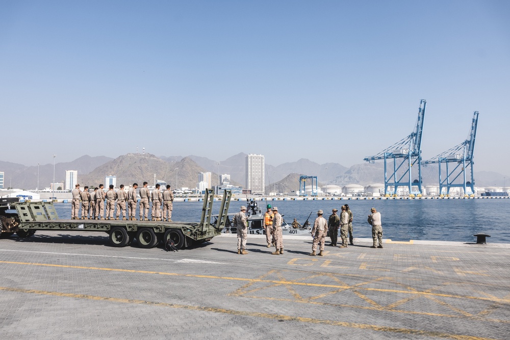 2nd Distribution Support Battalion Conduct Reenlistment and Award Ceremony During Native Fury 24