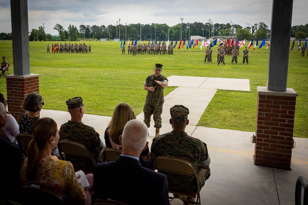 Brig. Gen. Garcia Relinquishes Command of MCIEAST to Col. Rizzo