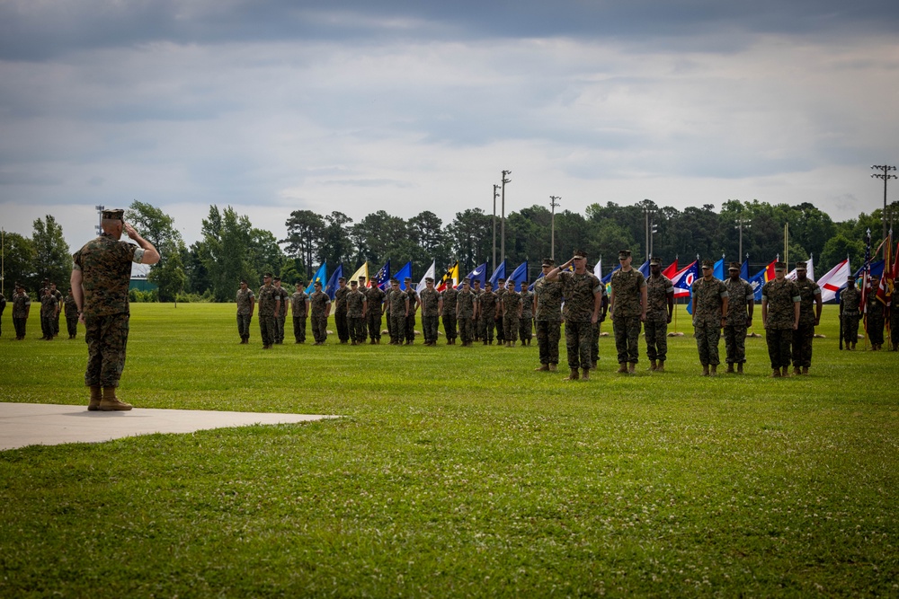 Brig. Gen. Garcia Relinquishes Command of MCIEAST to Col. Rizzo